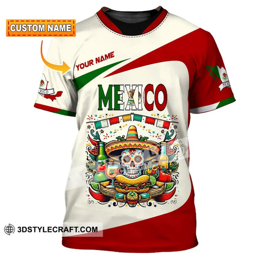 Unisex Shirt, Custom Name Mexico Shirt, Mexico Polo Long Sleeve, Mexico Gift style option 1