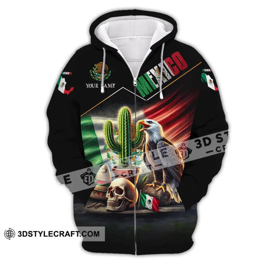 Unisex Shirt, Custom Name Mexico Shirt, Mexico Polo Long Sleeve, Mexico Gift style option 3