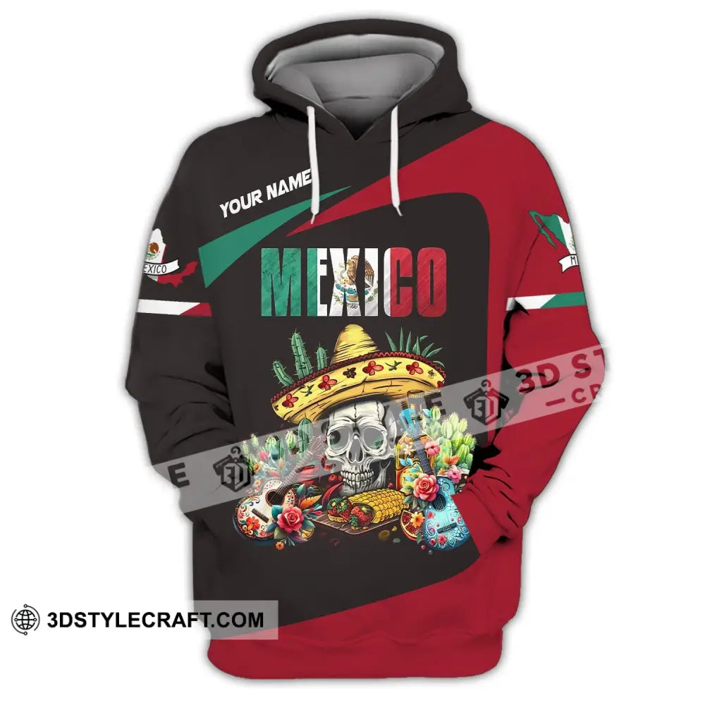 Unisex Shirt Custom Name Mexico Proud Polo Long Sleeve Gift Hoodie / S T-Shirt