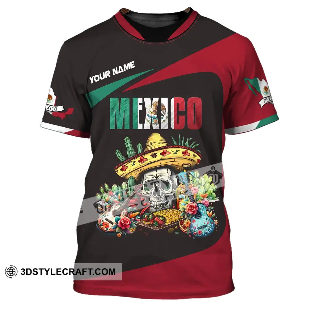 Unisex Shirt Custom Name Mexico Proud Polo Long Sleeve Gift T-Shirt / S T-Shirt