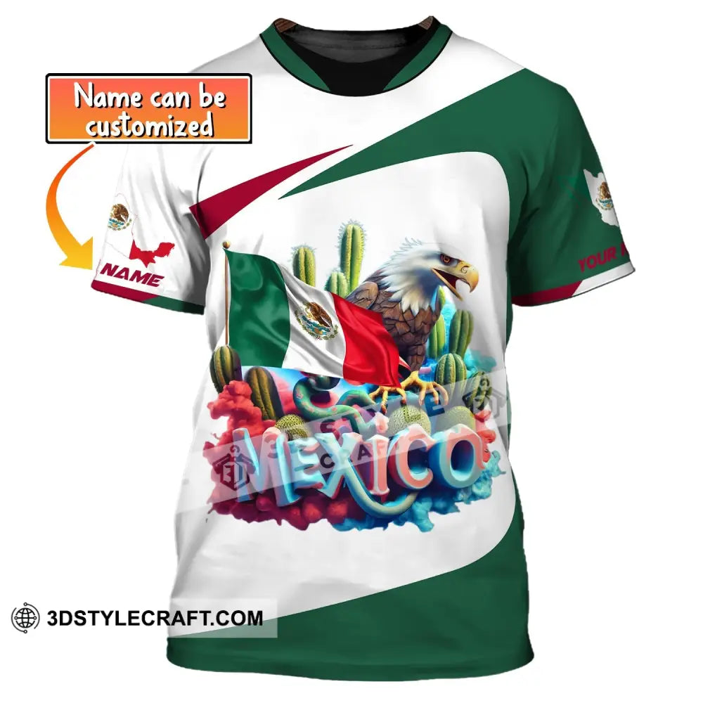 Unisex Shirt Custom Name Mexico T-Shirt Lover Mexican Gift