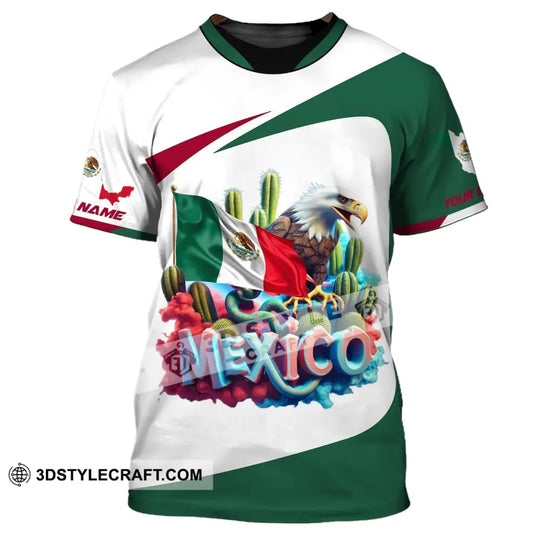 Unisex Shirt, Custom Name Mexico T-Shirt, Mexico Lover Shirt, Mexican Gift style option 2