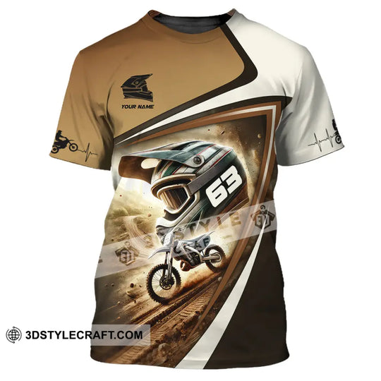 Unisex Shirt, Custom Name Motocross Shirt, Motocross Polo Long Sleeve Shirt style option 2