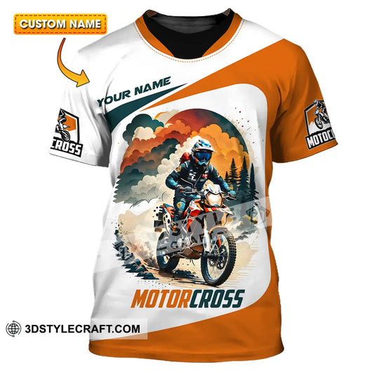 Unisex Shirt - Custom Name Motocross Sport Cross The Forest T-Shirt