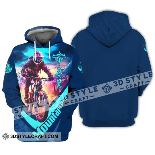 Unisex Shirt - Custom Name Mountain Bike Shirt, Mountain Biker style option 3