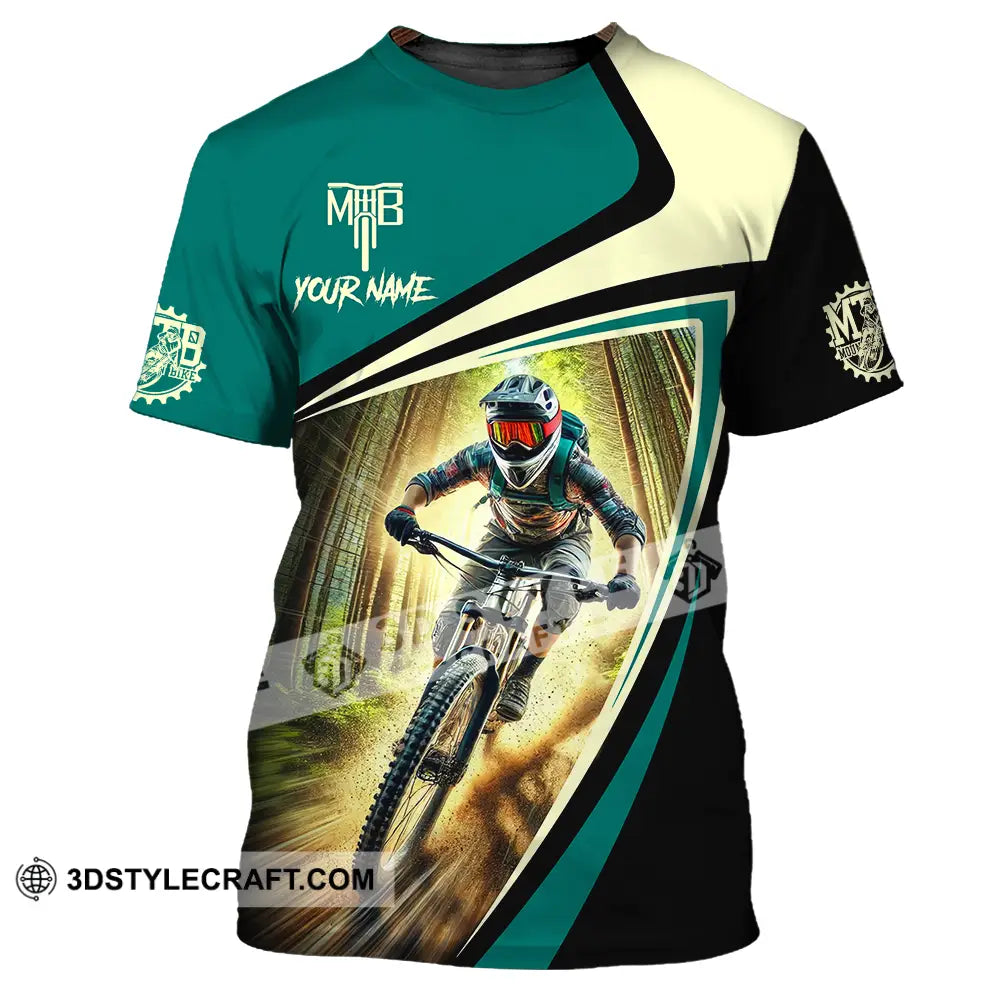 Unisex Shirt - Custom Name Mountain Bike For Player Icon T-Shirt / S T-Shirt