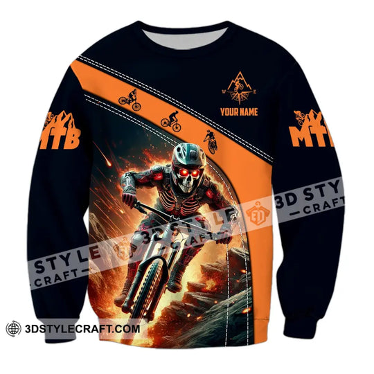 Unisex Shirt - Custom Name Shirt Mountain Bike style option 4