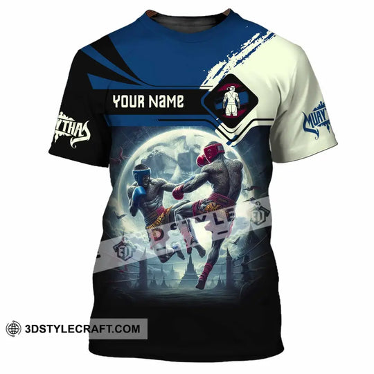 Unisex Shirt, Custom Name Muay Thai Shirt, Muay Thai Polo Long Sleeve Shirt style option 2