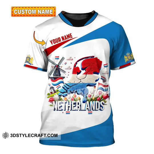 Unisex Shirt - Custom Name Netherlands Icons Shirt style option 1