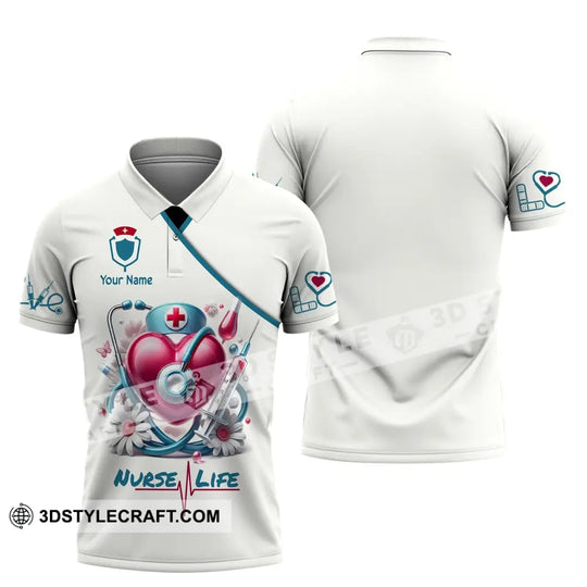 Unisex Shirt - Custom Name Shirt Nurse Life style option 3