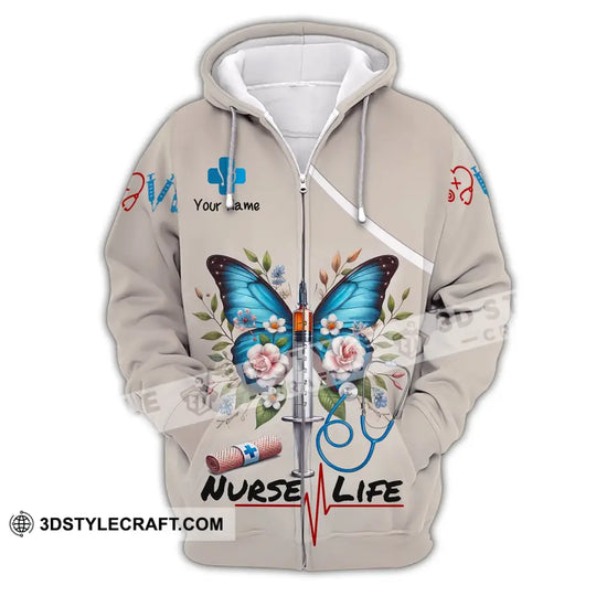 Unisex Shirt - Custom Name Nurse Life Shirt style option 3