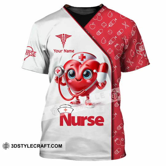 Unisex Shirt, Custom Name Nurse Shirt, Nurse T-Shirt style option 2