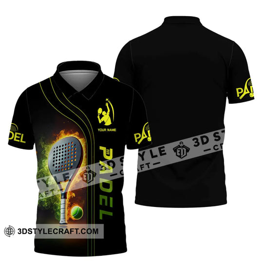 Unisex Shirt, Custom Name Padel  Shirt, Padel Christmas Gift style option 4