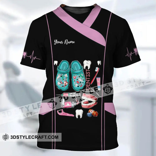 Unisex Shirt - Custom Name Shirt - Personalized Shirt - Dentist Design Shirt style option 2