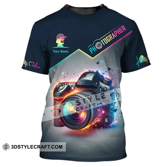 Unisex Shirt, Custom Name Photographer Shirt, Photographer Polo Shirt, Photographer Gift style option 2