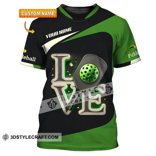 Unisex Shirt, Custom Name Pickleball Shirt, Pickleball Lover Polo Long Sleeve Shirt, Pickleball Gift style option 1