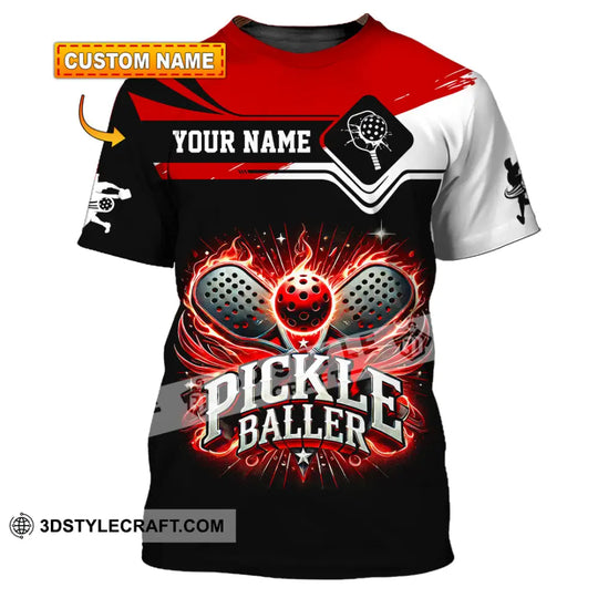 Unisex Shirt, Custom Name Pickleball Shirt, Pickleball Lover Polo Long Sleeve Shirt, Pickleball Gift style option 1