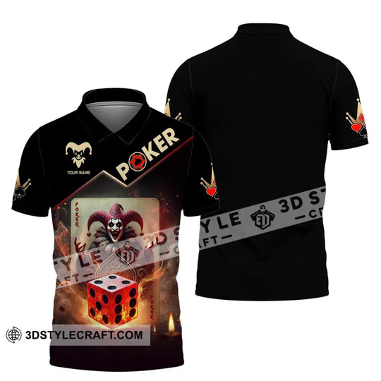 Unisex Shirt, Custom Name Poker Shirt, Poker Gift style option 4