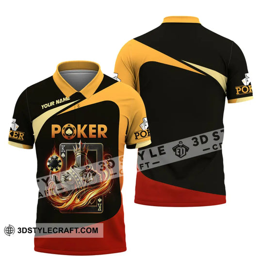 Unisex Shirt, Custom Name Poker Shirt, Poker Gift style option 4