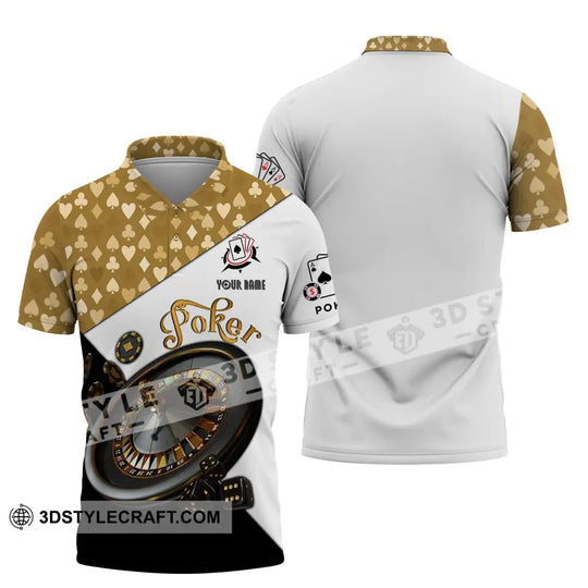 Unisex Shirt, Custom Name Poker T-Shirt, Poker Casino Shirt, Poker Gift style option 4
