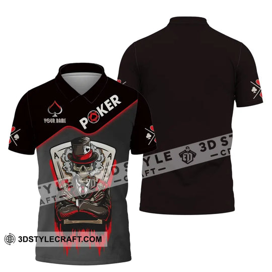Unisex Shirt, Custom Name Poker T-Shirt, Poker Hoodie, Casino Shirt, Poker Gift style option 4
