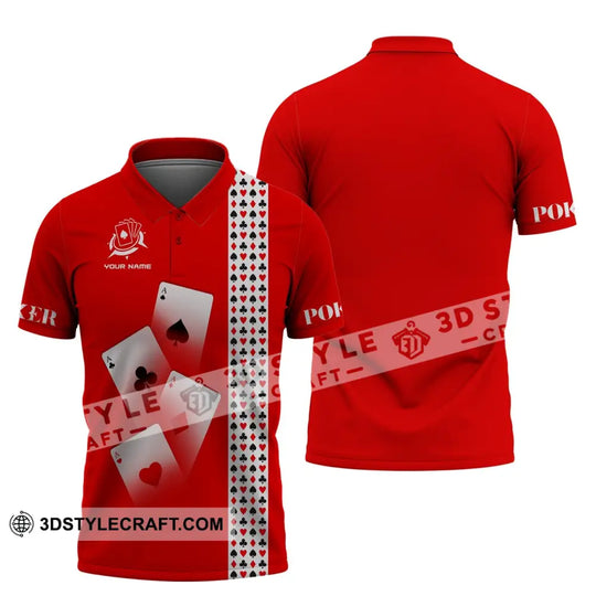Unisex Shirt, Custom Name Poker T-Shirt, Poker Hoodie, Casino Poker style option 4