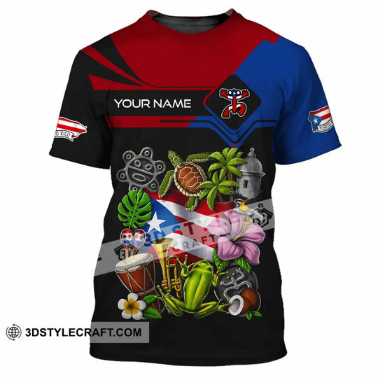 Unisex Shirt, Custom Name Puerto Rico Shirt, Puerto Rico Lover Gift style option 2