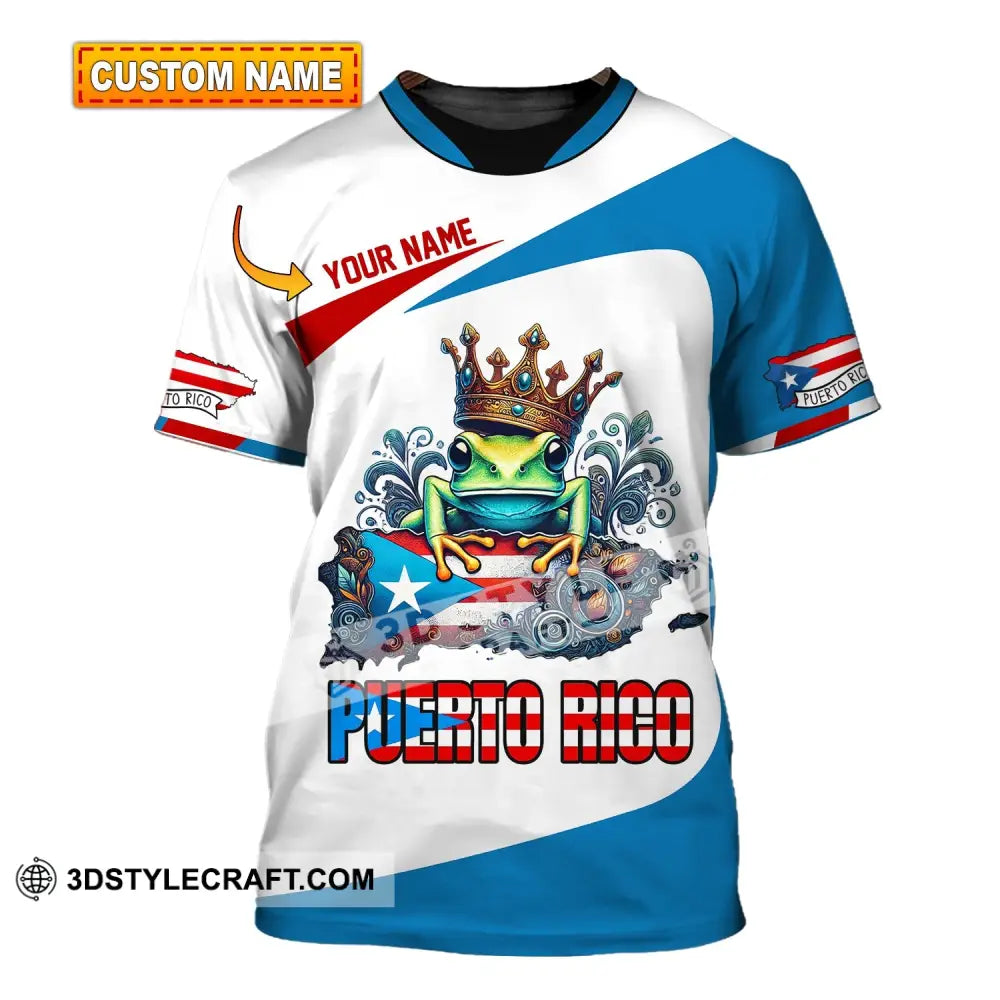 Unisex Shirt - Custom Name Peurto Rico T-Shirt