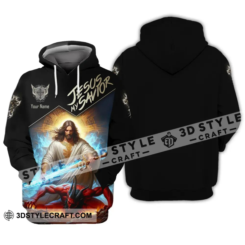 Unisex Shirt - Custom Name Punish Jesus My Savior Hoodie / S T-Shirt