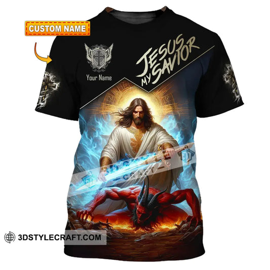 Unisex Shirt - Custom Name Punish Jesus My Savior T-Shirt