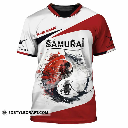 Unisex Shirt, Custom Name Samurai Shirt, Samurai Polo Long Sleeve Shirt style option 2