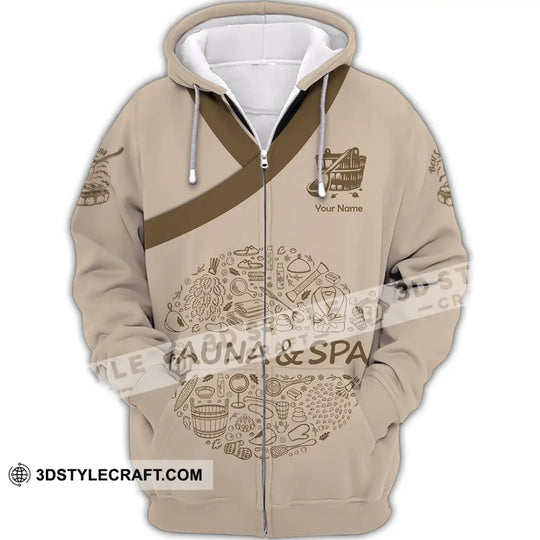 Unisex Shirt - Custom Name Shirt Sauna And Spa style option 2