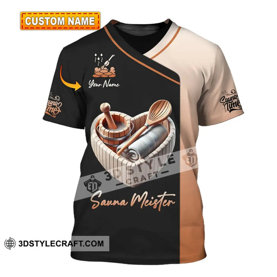 Unisex Shirt - Custom Name Shirt Sauna Meister style option 1
