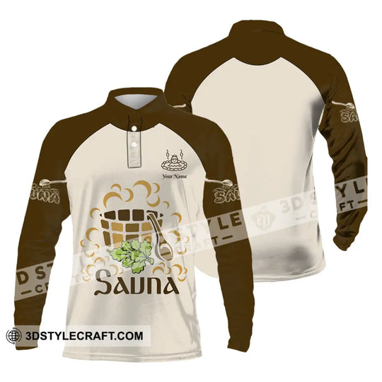 Unisex Shirt - Custom Name Shirt Sauna Relax style option 3