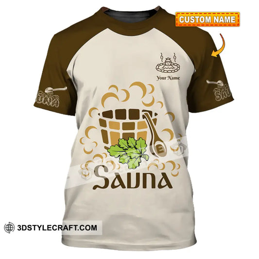 Unisex Shirt - Custom Name Sauna Relax T-Shirt