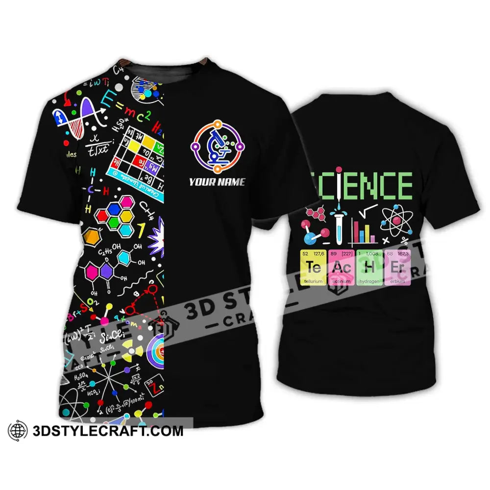 Unisex Shirt - Custom Name Science T-Shirt / S T-Shirt