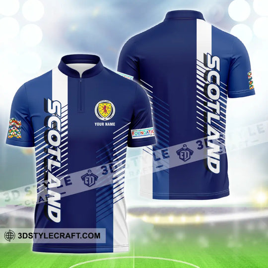 Unisex Shirt - Custom Name Scotland Euro 2024 Shirt style option 3