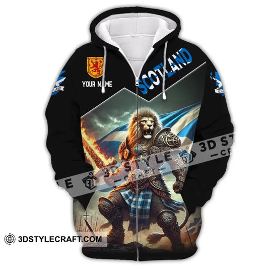 Unisex Shirt, Custom Name Scotland Shirt, Scotland Polo Long Sleeve, Scotland Gift style option 3