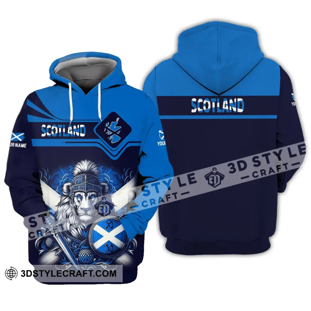 Unisex Shirt - Custom Name Scotland Sport Hoodie / S T-Shirt