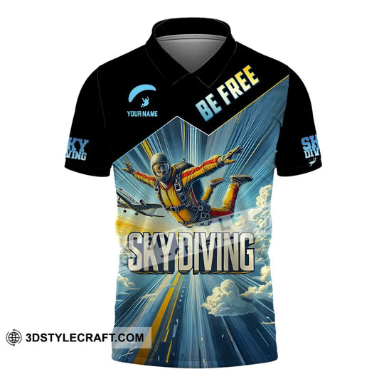 Unisex Shirt, Custom Name Sky Diving Shirt, T-Shirt for Sky Diving Lover style option 4