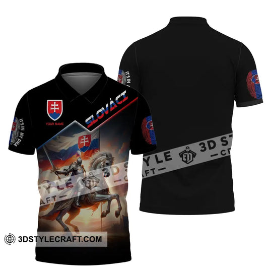 Unisex Shirt, Custom Name Slováci Shirt, Its In My DNA, Slovakian Flag, Gift For Slovakian style option 4