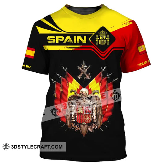 Unisex Shirt, Custom Name Spain T-Shirt, Spanish Shirt, Spain Pride, Spain Gift style option 2