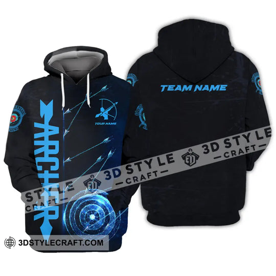 Unisex Shirt - Custom Name Sport Shirt, Archery Player style option 3