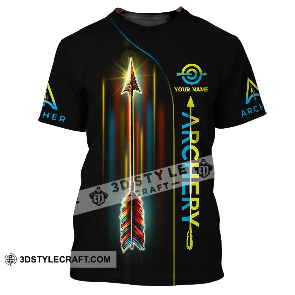 Unisex Shirt - Custom Name Sport Archery Player T-Shirt / S T-Shirt