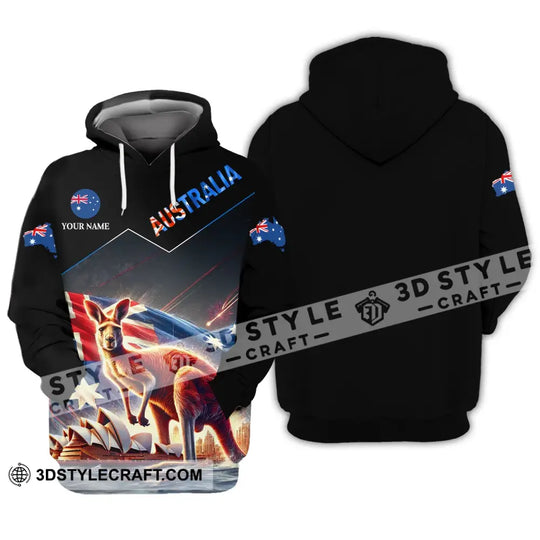 Unisex Shirt - Custom Name Sport Shirt, Australia Icons style option 2
