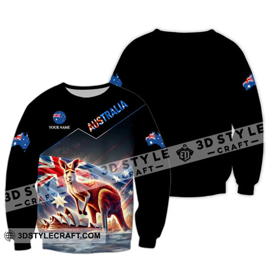 Unisex Shirt - Custom Name Sport Shirt, Australia Icons style option 4