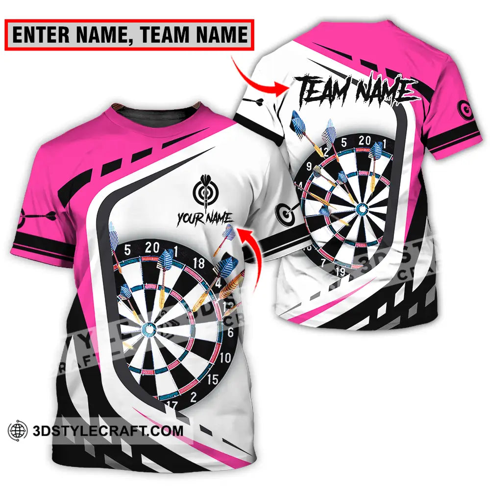 Unisex Shirt - Custom Name Sport Darts Player T-Shirt