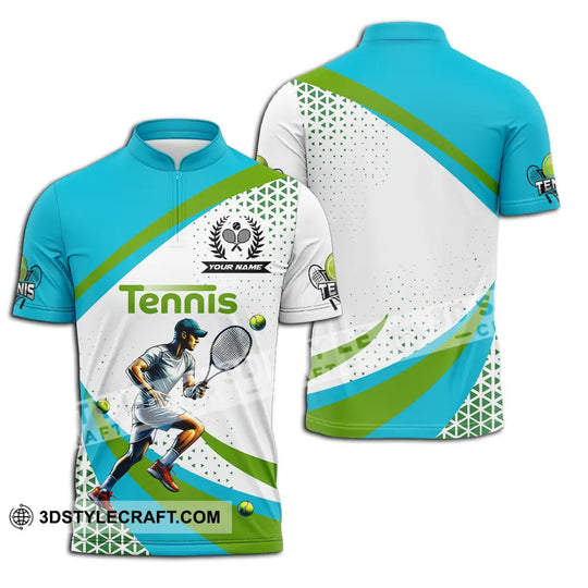 Unisex Shirt - Custom Name Sport Shirt, Tennis Lover style option 2
