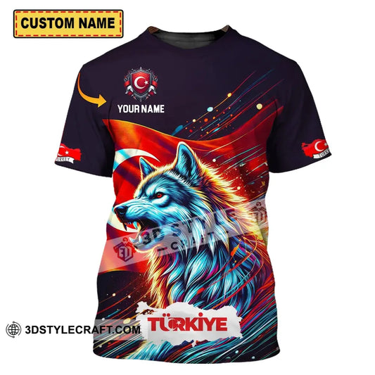 Unisex Shirt - Custom Name Sport Türkiye T-Shirt