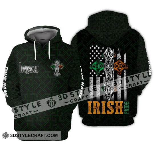 Unisex Shirt - Custom Name T-Shirt - Irish Pride Shirt style option 2